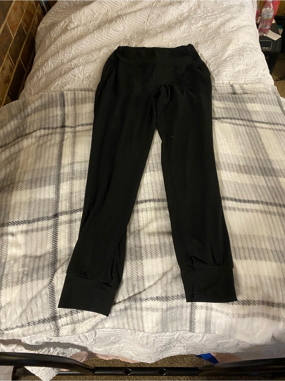 SHEIN Black Track Jogger Pants